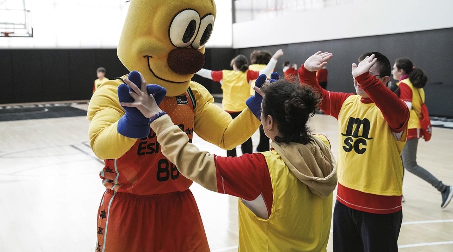 MSC y Valencia Bàsquet apoyan el deporte adaptado