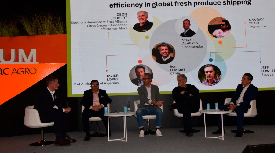 Javier López, jefe del Departamento Comercial de la Autoridad Portuaria de Algeciras (APBA), ha participado en la cita convocada por la asociación Global Coalition of Fresh Products. Foto M.C.