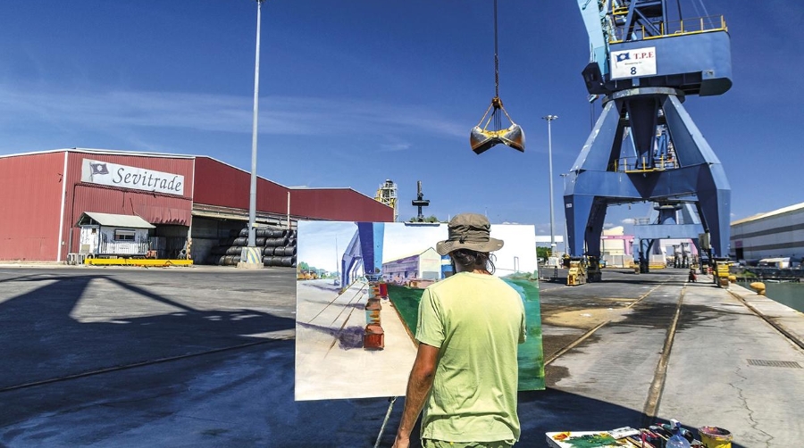 Sevitrade celebra el éxito de su I Certamen de Pintura sobre el “Guadalquivir Portuario”