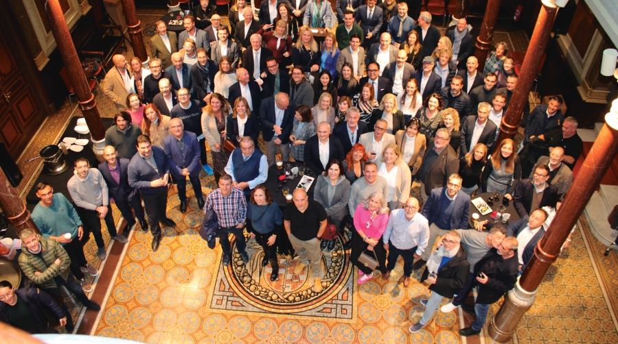 120 profesionales de la carga aérea de Barcelona se reunieron el pasado viernes en el encuentro anual del Air Cargo Club. Foto M.V.