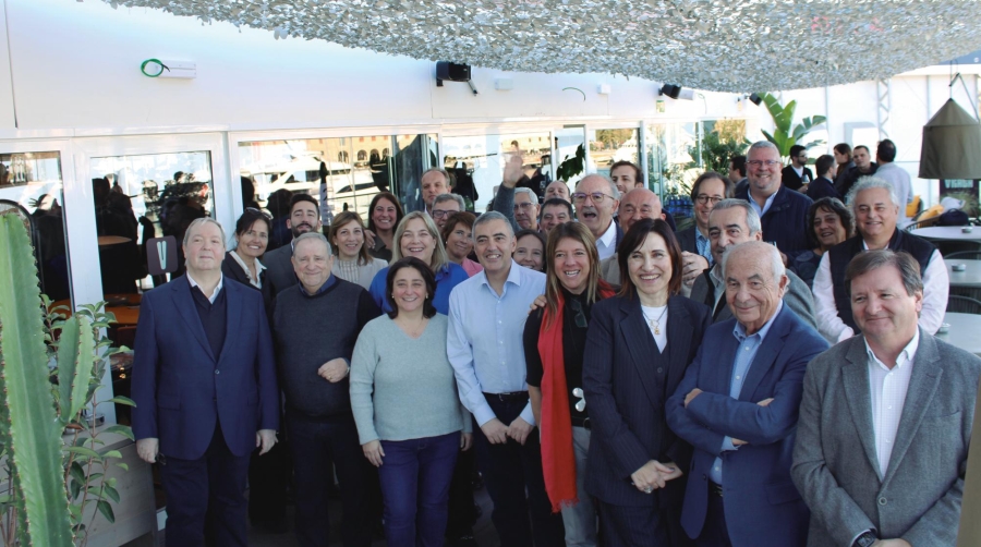 Comida celebrada hoy por el Club del Transitario Marítimo.