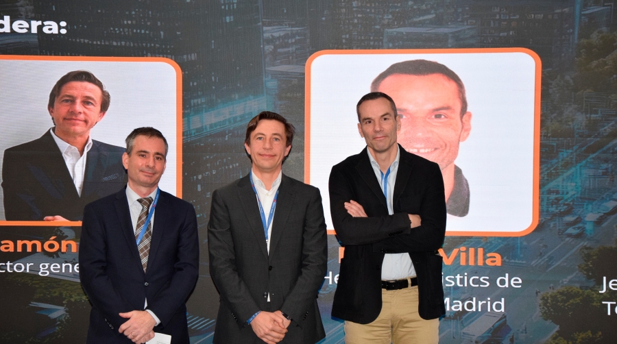 Ignacio Uría (EMT Madrid), Ramón García (Citet) y Rafael Villa (Metro Madrid). Foto M.C.