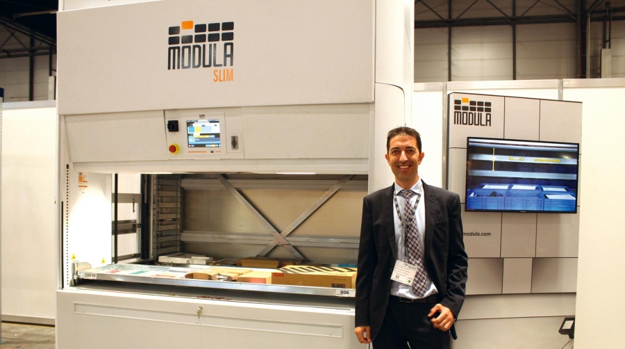 Modula presenta su nuevo almacén vertical por módulos