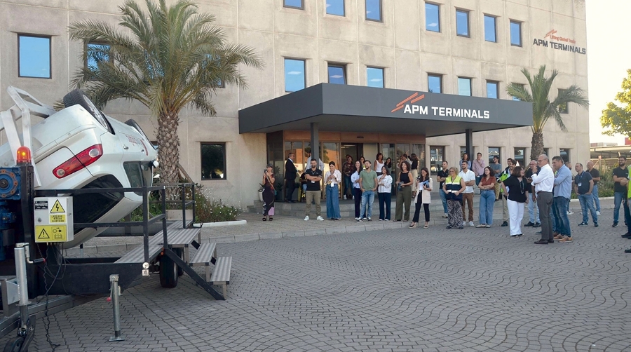 En APM Terminals Algeciras, ha participado la Fundación de apoyo a las víctimas de accidentes, Fundtrafic.