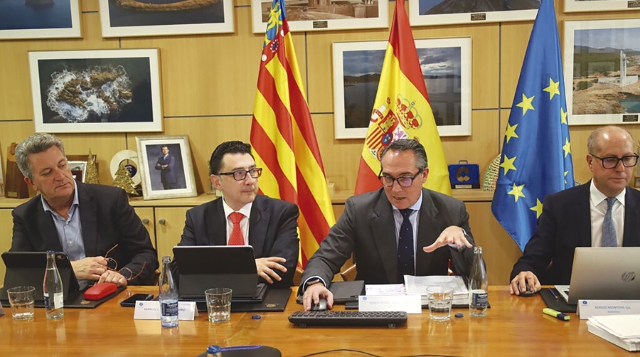 Un momento del último Consejo de Administración del año.