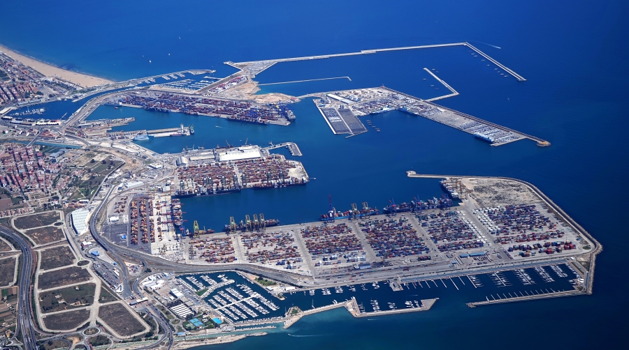 Muere un trabajador de las obras de la ampliación del Puerto de Valencia