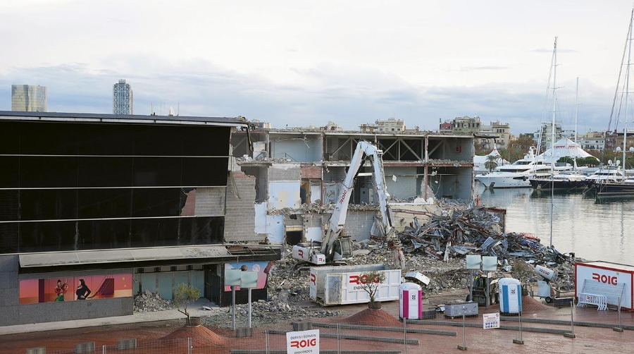 Port de Barcelona y Klepierre aceleran la demolición del edificio Cinesa del Port Vell