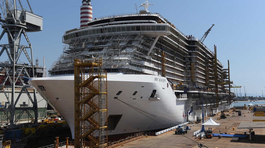 MSC Cruceros y Fincantieri celebran la puesta a flote del &quot;MSC Seaview&quot;&nbsp;