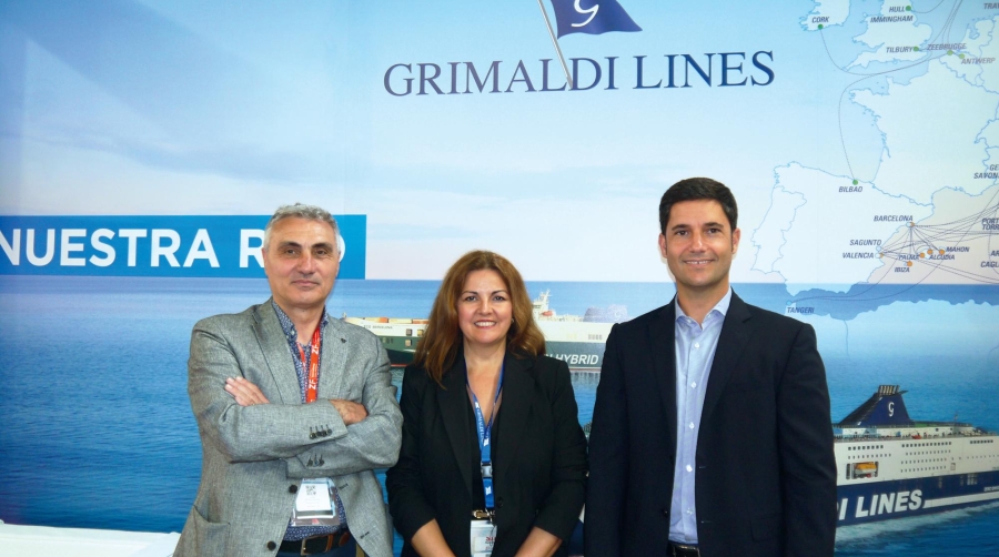 Grimaldi se presenta con su amplia gama de servicios.