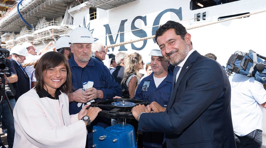 MSC Cruceros y Fincantieri celebran la puesta a flote del &quot;MSC Seaview&quot;&nbsp;