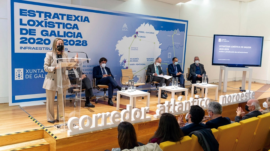 La Xunta de Galicia se propone duplicar el transporte de mercanc&iacute;as por tren en 2030