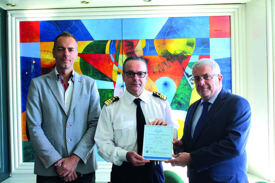 2E3S certifica al buque &quot;Excelsior&quot; como aula para los cursos MOST