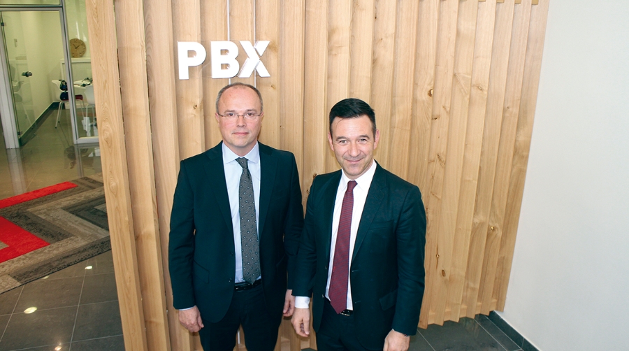 Lluis Gay Arago, director de Internacional de Palibex, y Jaime Colsa, consejero delegado. Foto M.J.