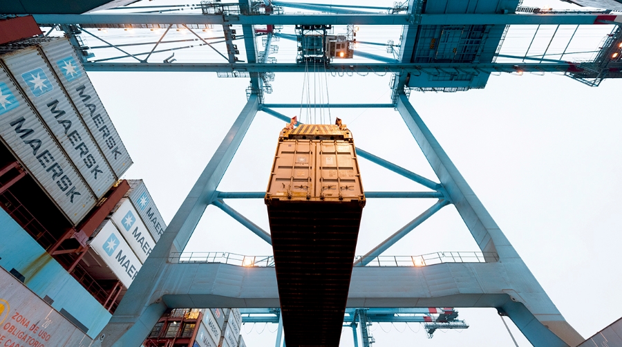 El tr&aacute;fico portuario cae un 2,19% en enero motivado por la bajada de los graneles s&oacute;lidos