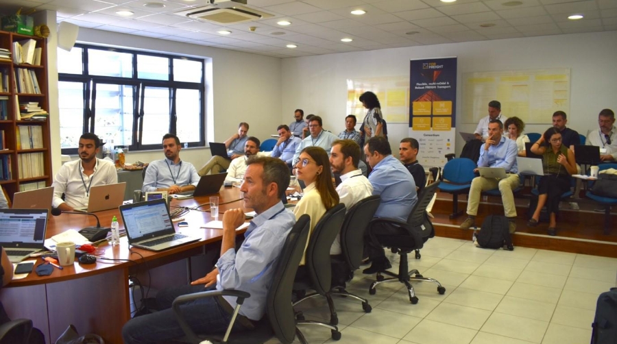 Imagen de la reunión de arranque del proyecto celebrada el pasado 15 de septiembre en Tesalónica, en Grecia.