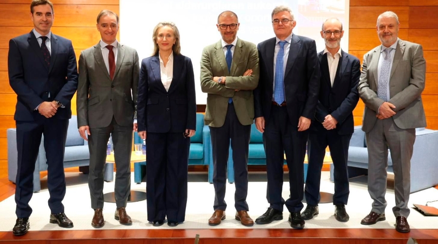La siderurgia vasca analiza en Pasaia el presente y futuro del acero en Europa