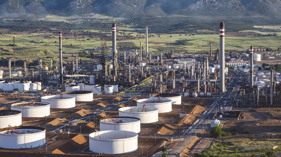 Complejo industrial de Repsol en Puertollano.