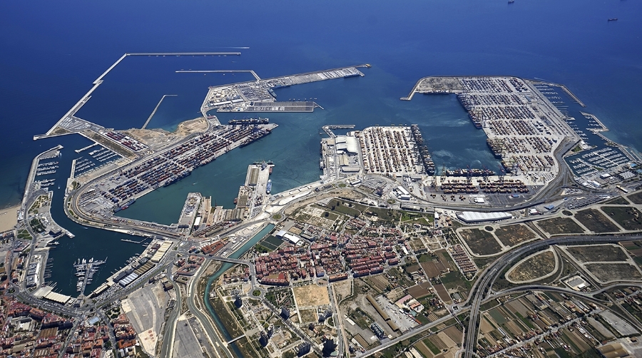 Puerto de Valencia.