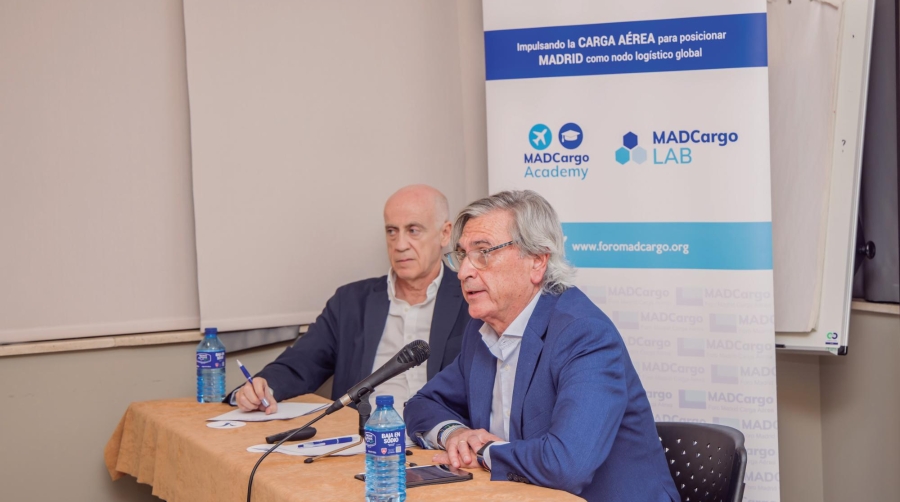 Jesús Cuéllar, presidente de Foro MADCargo, y Javier Arán, vicepresidente.