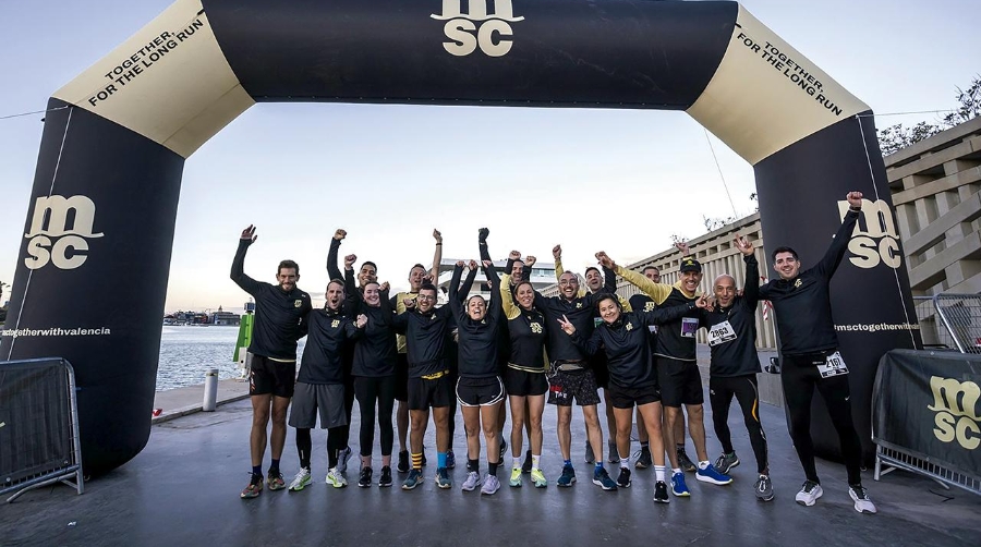 El MSC Running Team estará compuesto por alrededor de 40 empleados de la compañía.