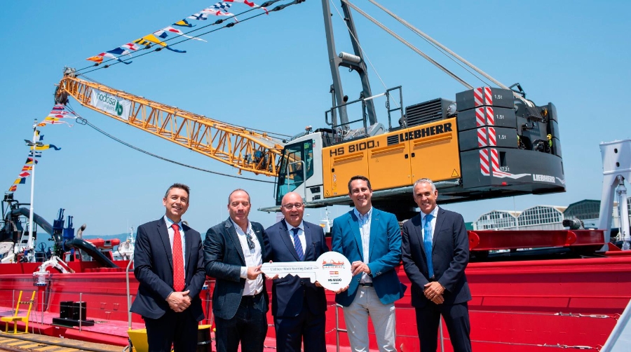 Canlemar adquiere la primera grúa de celosía Liebherr HS 8100.1 HD en España