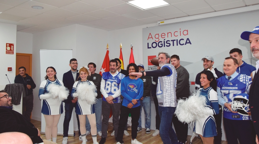 Presentación de Camioneros Coslada, apoyados por la consejería de Transportes de la Comunidad de Madrid. Foto M.C.