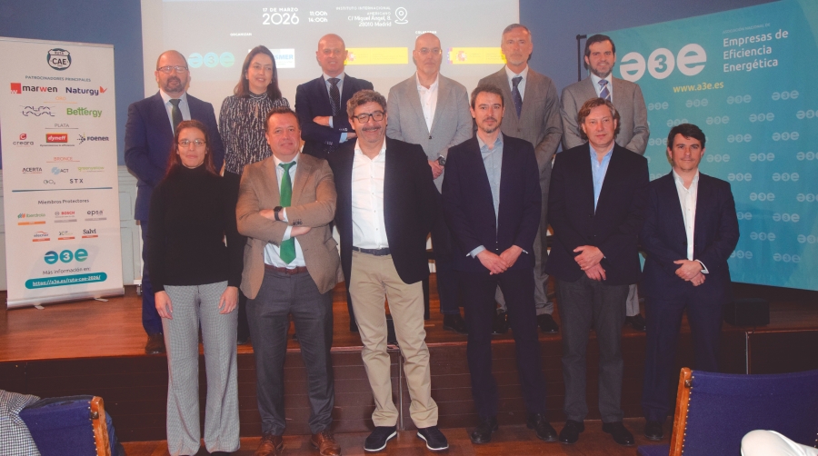 Participantes ayer en la jornada sobre los Certificados de Ahorro Energético (CAE). Foto M.C.