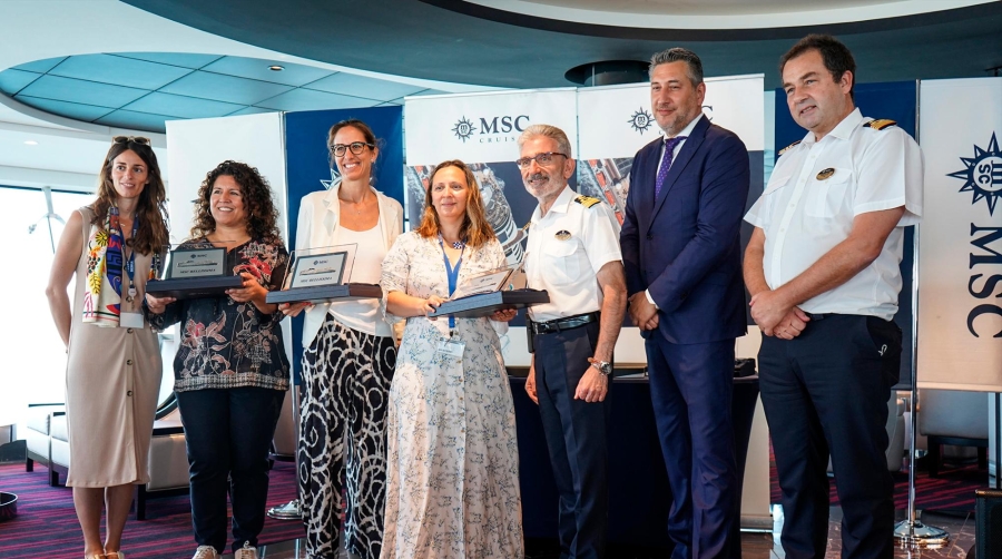 El “MSC Bellíssima” escala en el Port de Tarragona