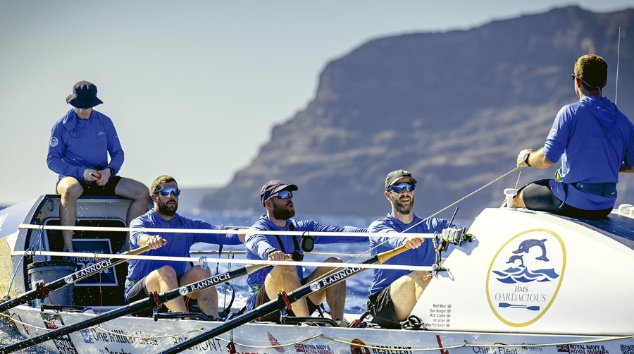 El Puerto de San Sebastián de La Gomera acoge la salida de la travesía a remo por el Atlántico