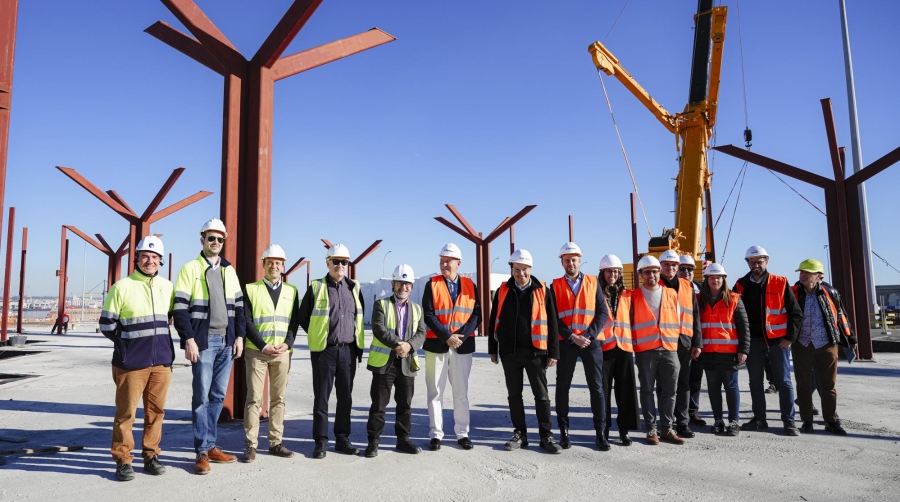 El CEO de Global Ports Holding supervisa el avance de las obras de la nueva terminal de cruceros de Tarragona