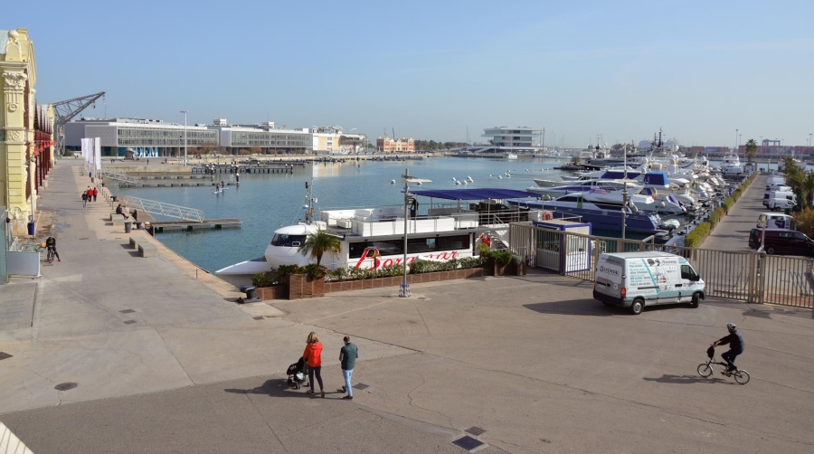 La gestión de la Marina por parte de la APV dotará de mayor seguridad jurídica a los concesionarios de la zona. Foto: Raúl Tárrega.