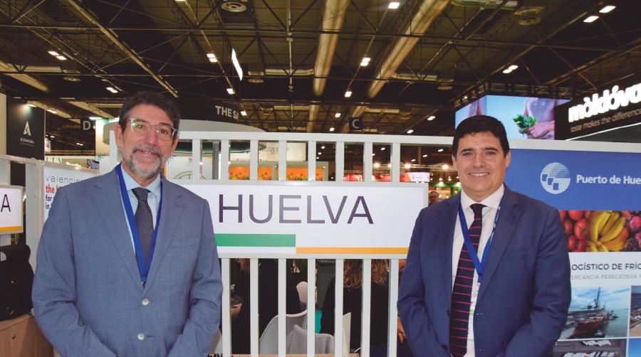 El Puerto de Huelva promociona en Fruit Attraction su creciente capacidad en logística del frío para productos hortofrutícolas