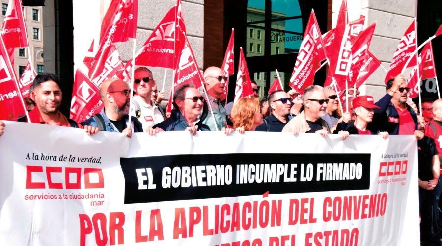 CC.OO. exige al Gobierno los pagos pendientes del convenio colectivo de autoridades portuarias