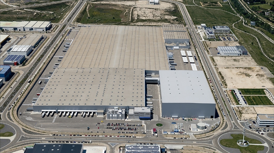 Plataforma Europa de Inditex en Zaragoza.
