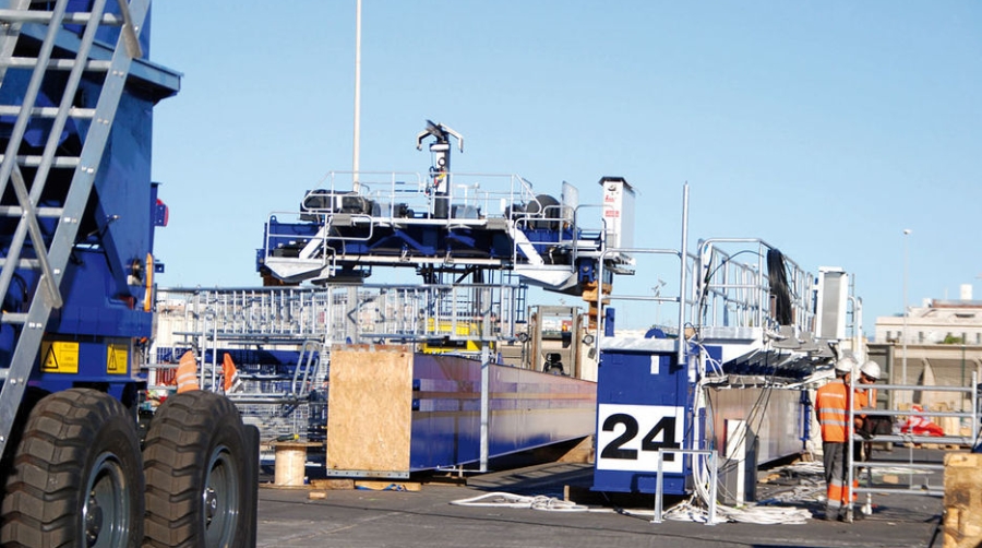 TCV Stevedoring finaliza el montaje de sus nuevos RTGs que entrar&aacute;n en servicio en breve