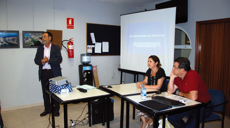 Los agentes y representantes aduaneros analizan la presentaci&oacute;n de despachos a trav&eacute;s de internet