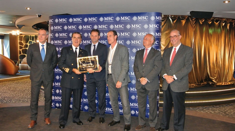 MSC Cruceros realizar&aacute; este a&ntilde;o en Valencia 35 escalas con 100.000 cruceristas
