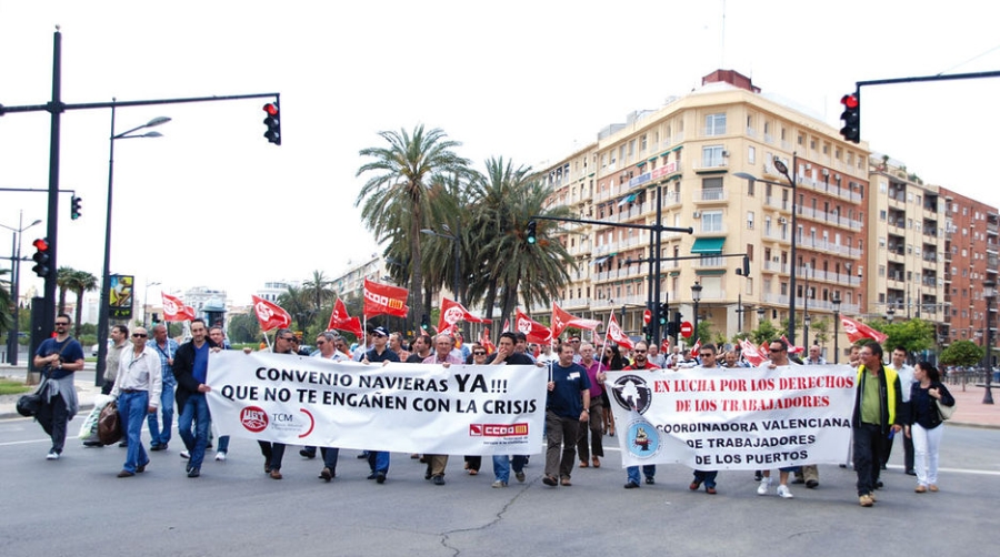 Los sindicatos mantienen sus protestas ante el desacuerdo en el convenio de empresas en Valencia