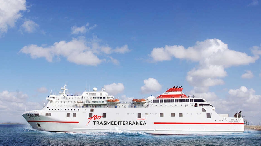 Trasmediterranea incrementa la capacidad de su servicio Valencia- Ibiza un 46% este verano