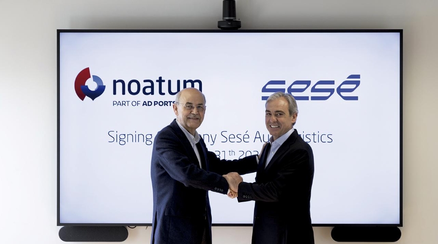 El CEO de Noatum Group, Antonio Campoy junto a Alfonso Sesé, presidente de Grupo Sesé.