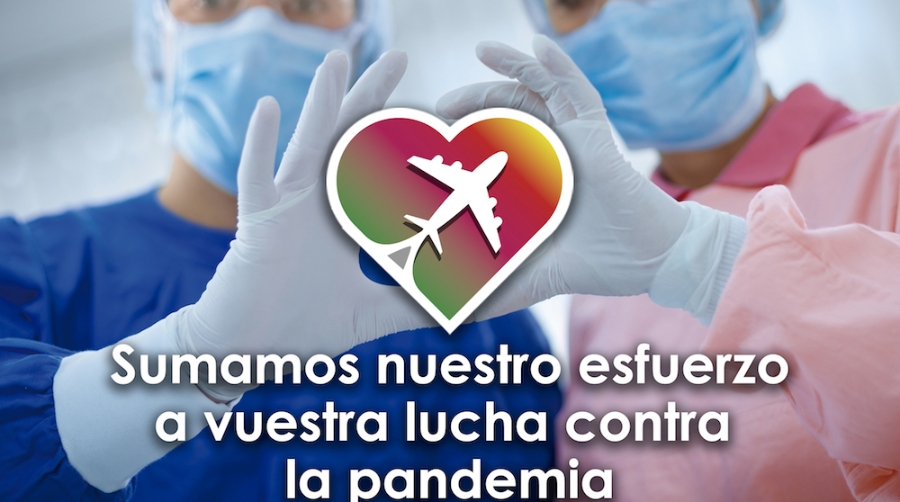 El Corredor A&eacute;reo Sanitario aporta a los hospitales otros 1,15 millones de mascarillas