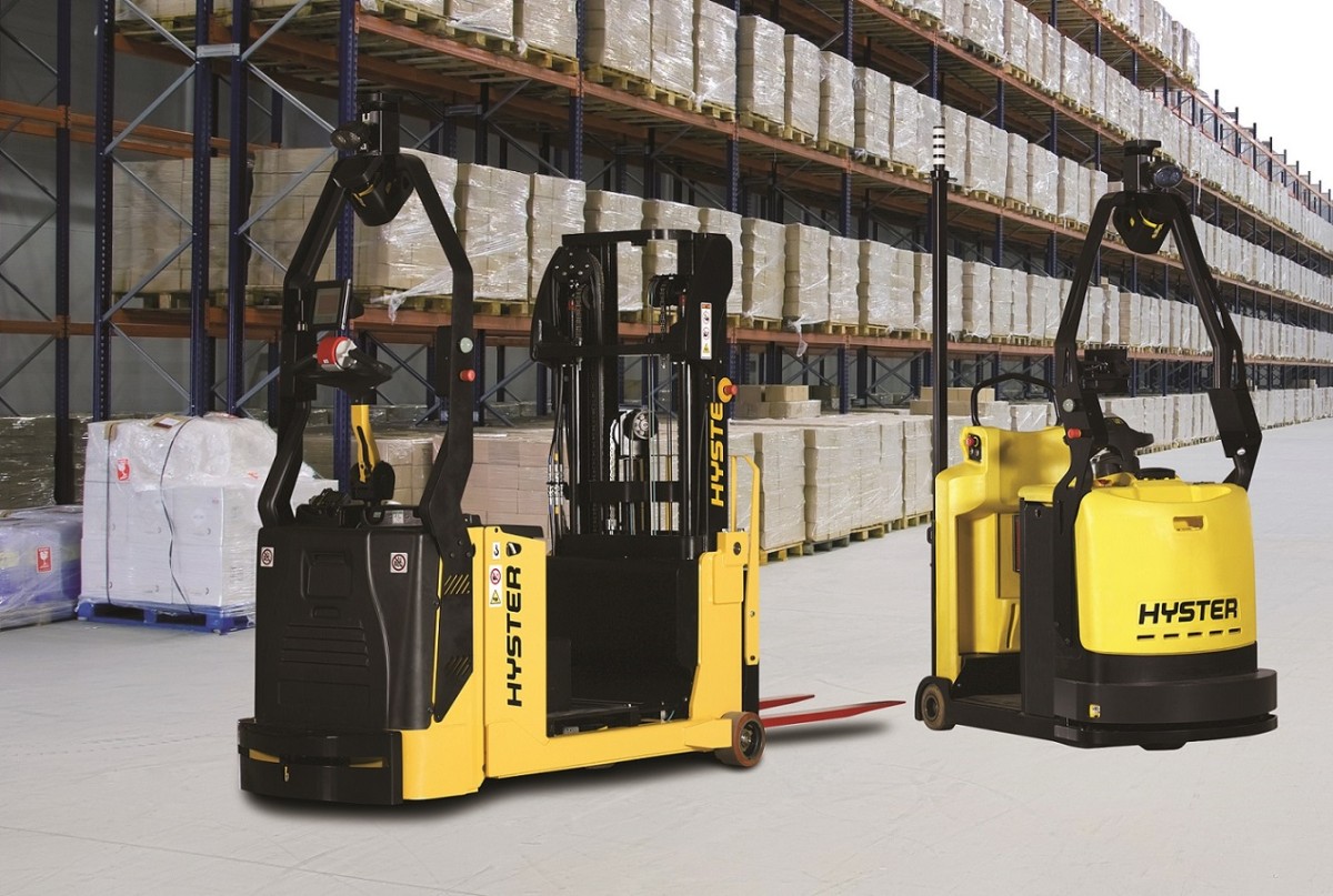 Hyster presenta sus equipos robotizados para la cadena de suministro automotriz