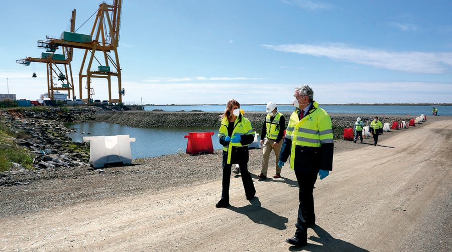 Los tr&aacute;ficos del Puerto de Huelva cayeron un 11,5% en 2020