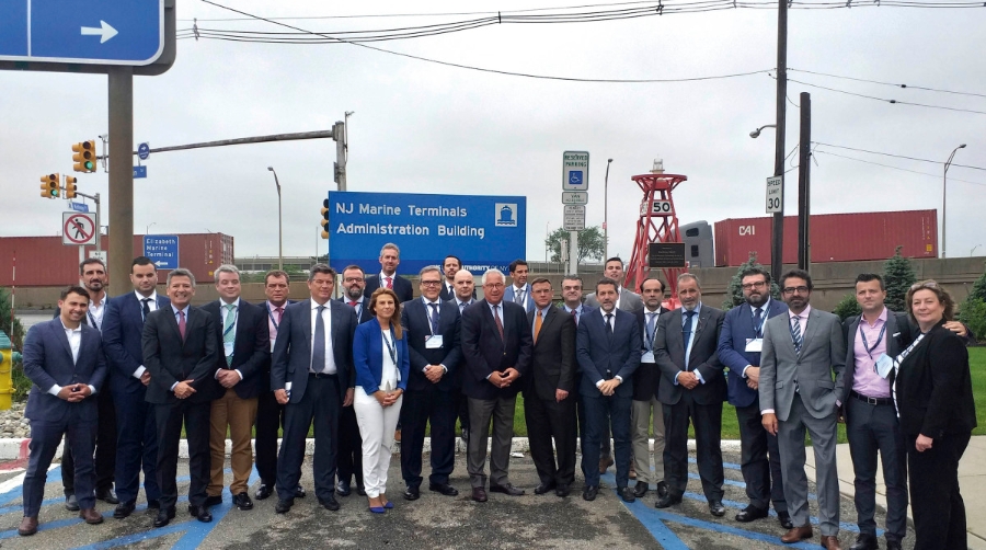 La delegaci&oacute;n del Puerto de Algeciras en misi&oacute;n comercial a Estados Unidos visita el Puerto de Nueva York / Nueva Jersey