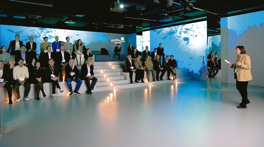 Catalina Grimalt, directora general de la Fundació BCN Port Innovation, durante su intervención.