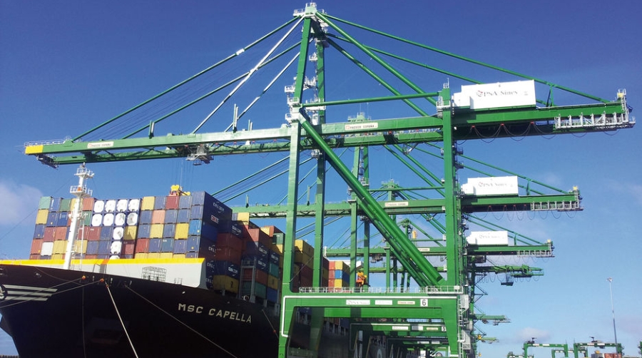 El tr&aacute;fico de contenedores en el Puerto de Sines crece un 41% durante el primer semestre del a&ntilde;o