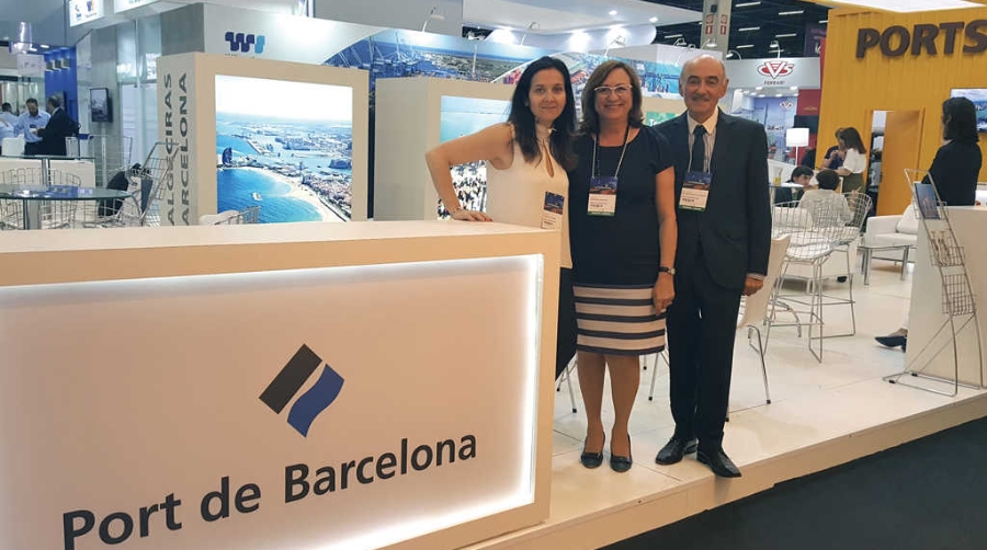 El Puerto de Barcelona se presenta como puerta a Europa y al Mediterr&aacute;neo en Intermodal
