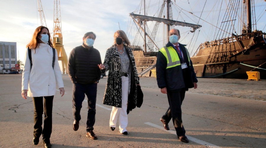 La AP de Huelva pondr&aacute; en marcha una terminal de cruceros en el muelle para recibir a los cruceristas.