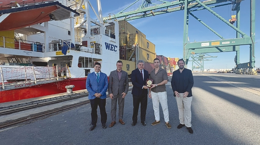 WEC Lines presenta su nuevo servicio regular en el Puerto de Huelva