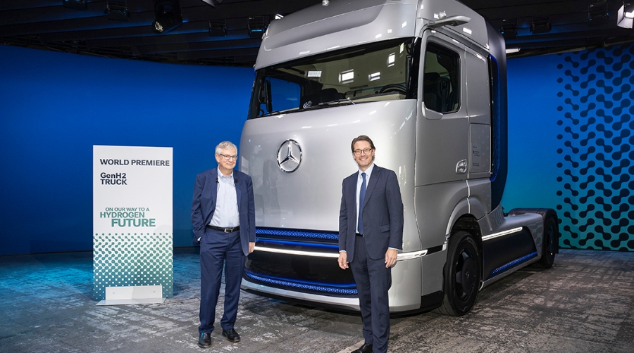 Daimler Trucks presenta su cami&oacute;n de pila de combustible con una autonom&iacute;a de hasta 1.000 kil&oacute;metros